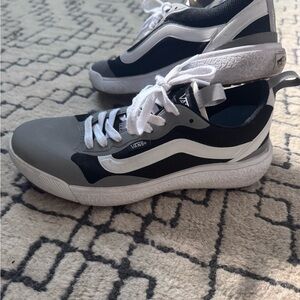 Vans Black, Gray & White Low-Top Sneakers